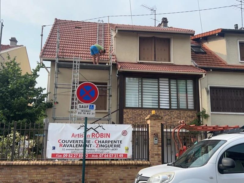 Chantier couverture 77