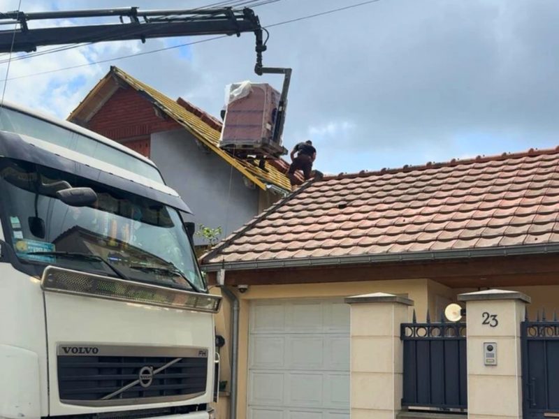 Chantier couverture en cours